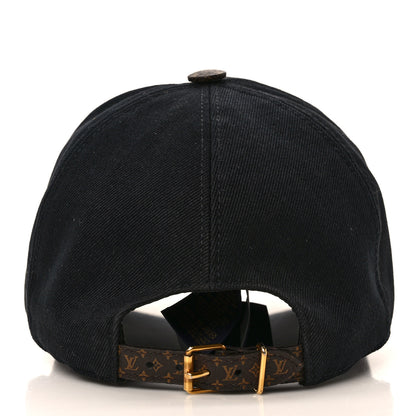Louis Vuitton Monogram Cotton Jacquard Embroidered LV Day Cap L Black 6 of 8