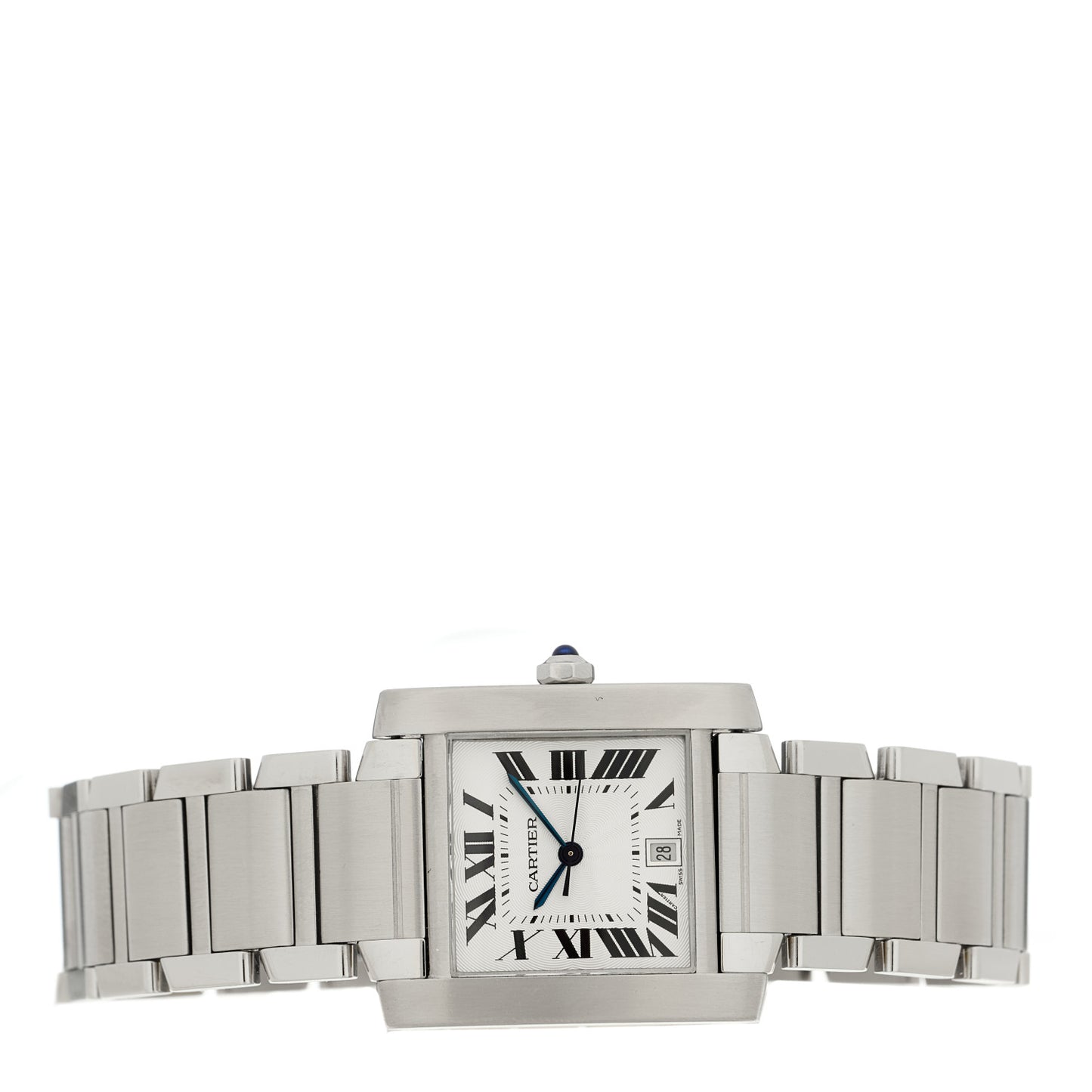 Stainless Steel 28mm Tank Francaise Automatic Watch