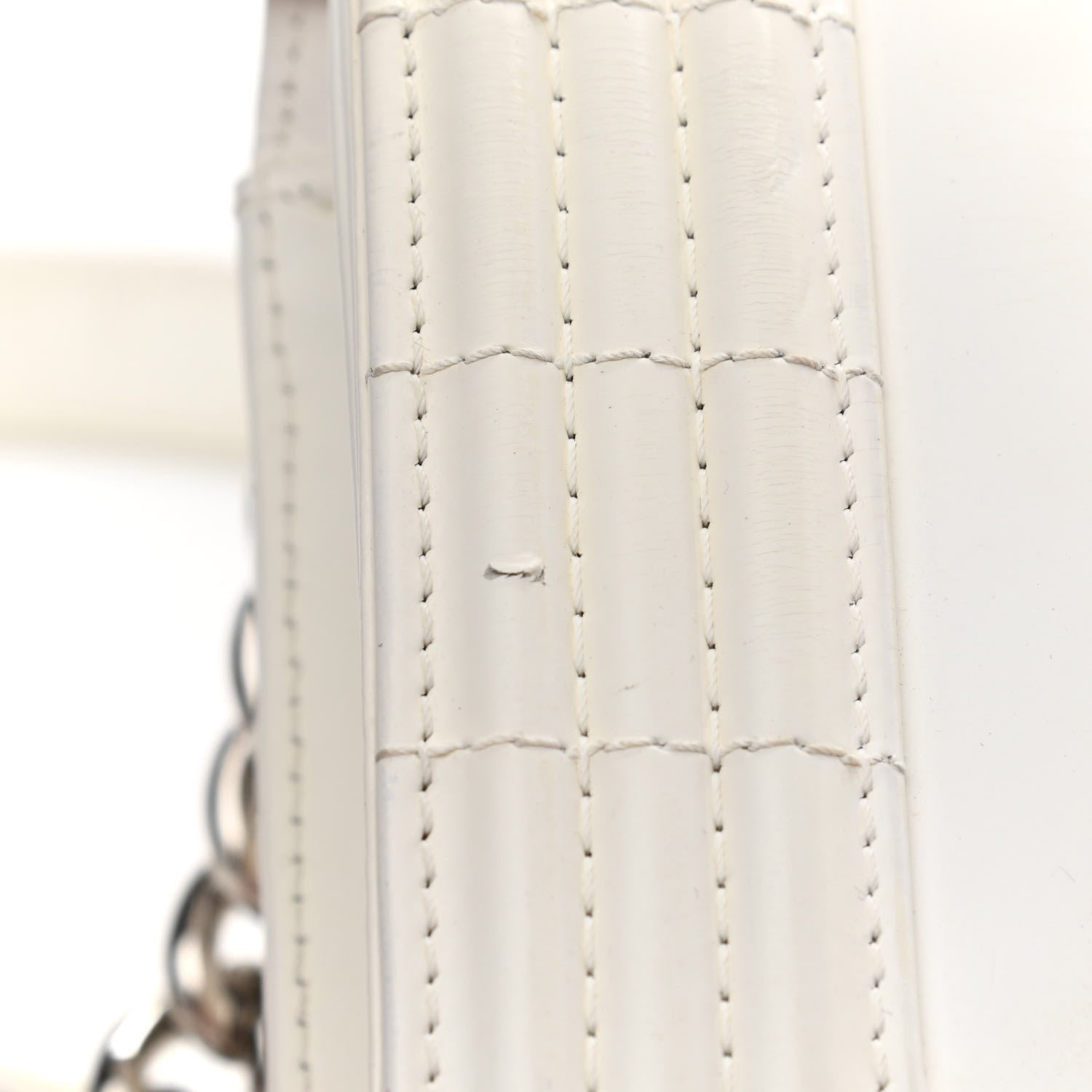 Chanel Glazed Calfskin Medium Boy Flap White 12 of 12