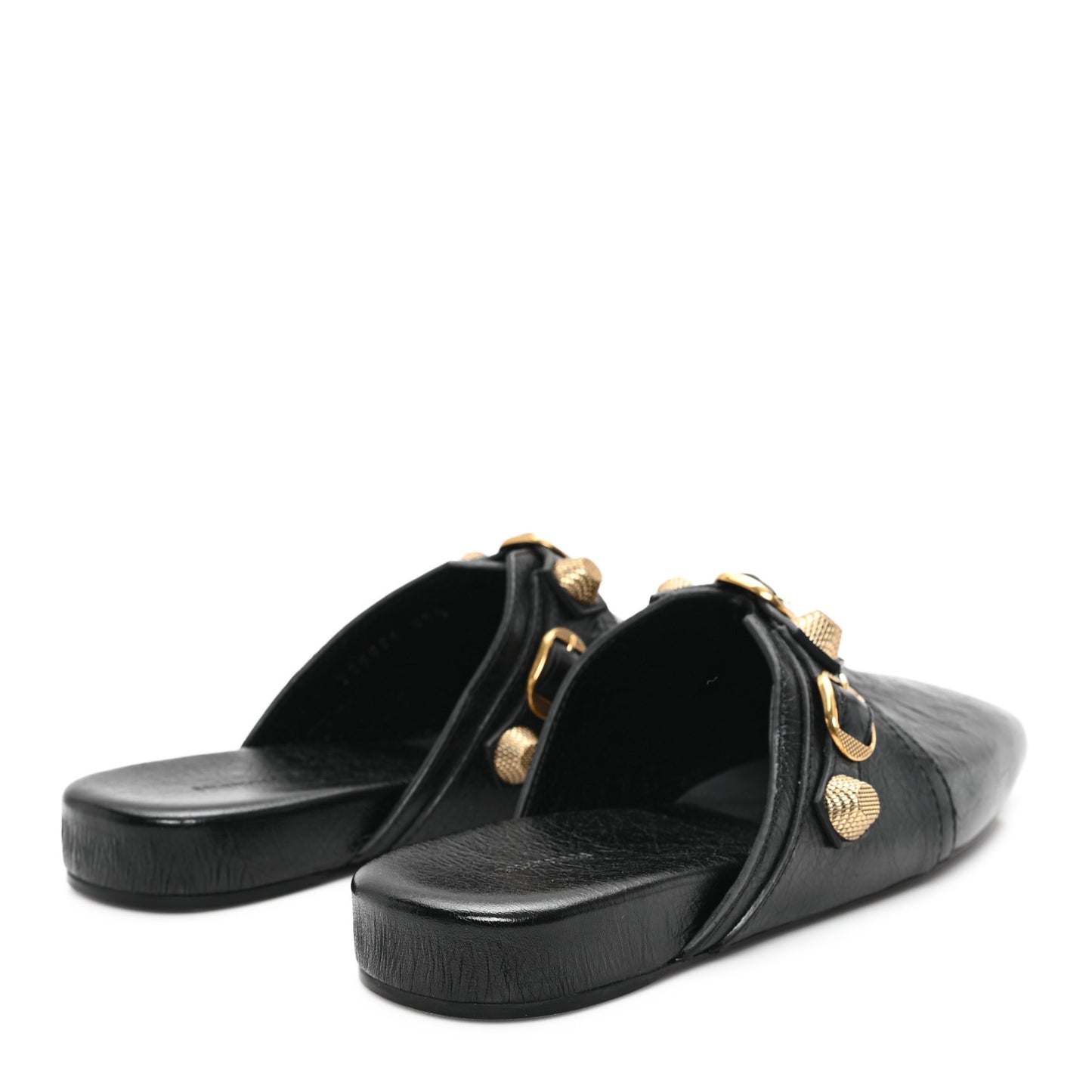 Agneau Arena Cagole Cosy Mules 37.5 Black