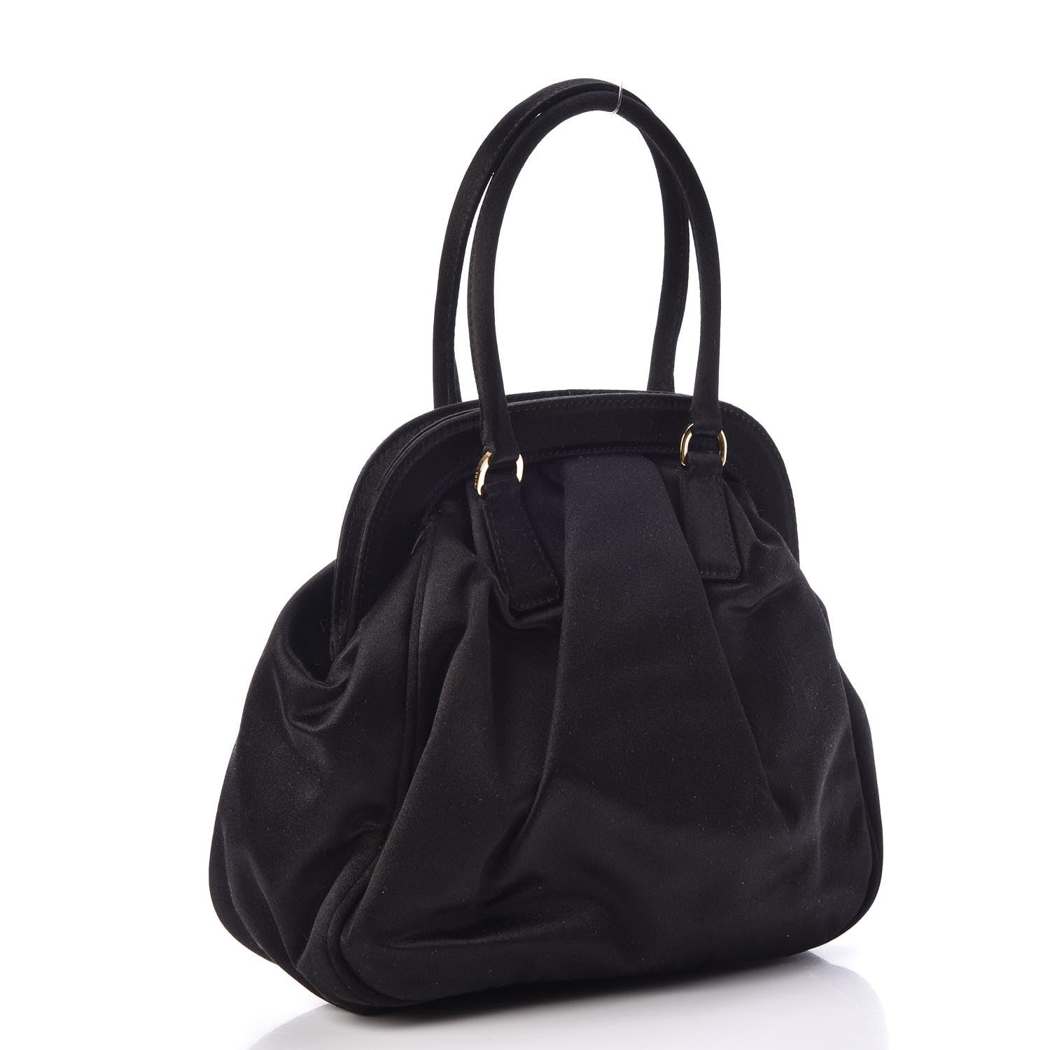 Prada Satin Evening Bag Black 3 of 6