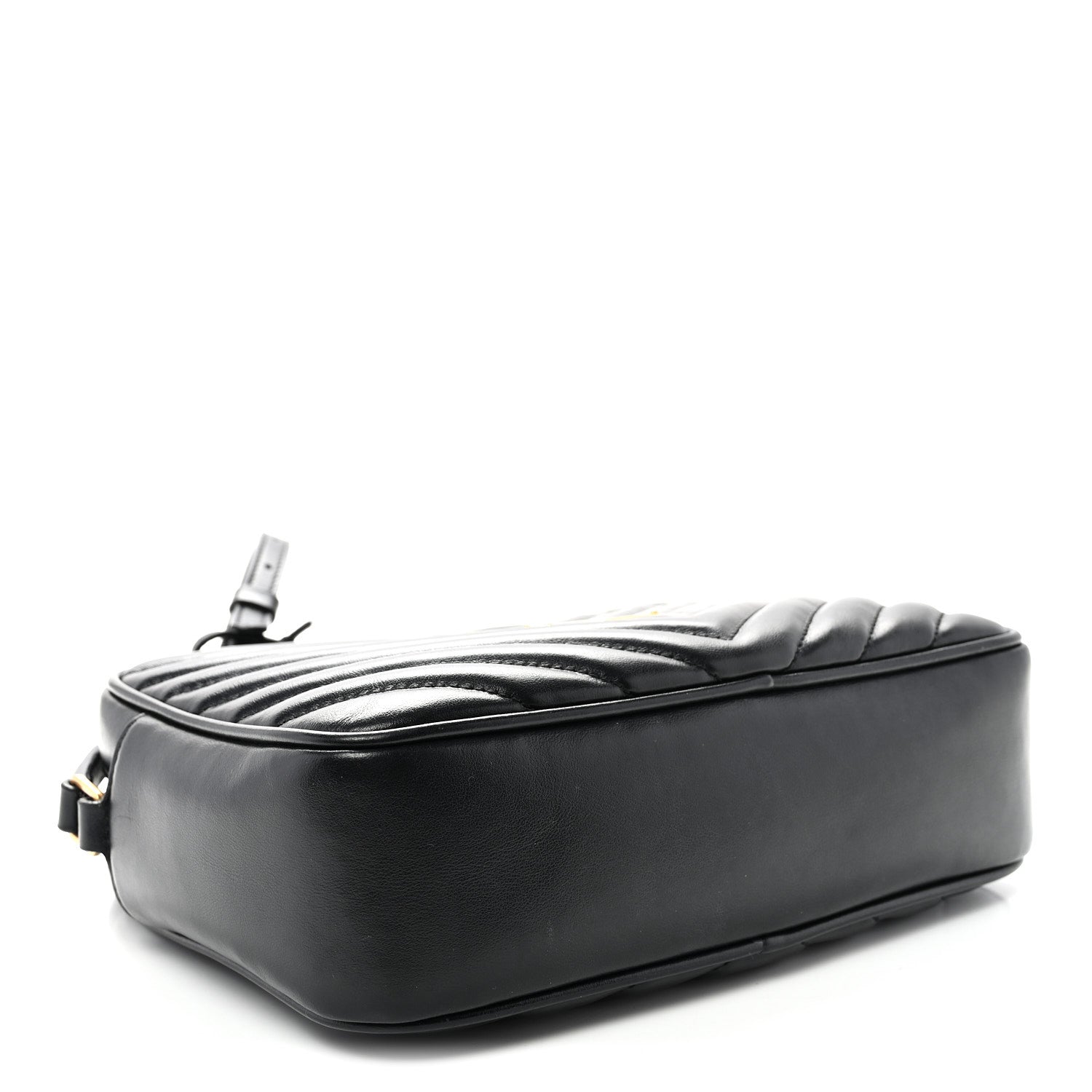 Saint Laurent Calfskin Matelasse Monogram Lou Camera Bag Black 4 of 10