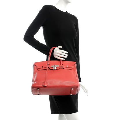 Hermes Taurillon Clemence Birkin 35 Bougainvillea 2 of 31