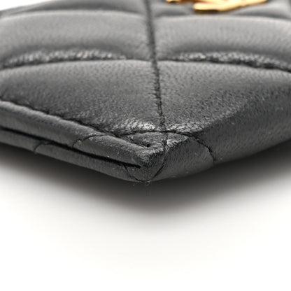 Chanel Lambskin Quilted Card Holder Black 10 of 12