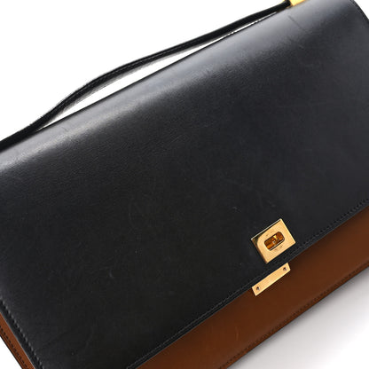 Celine Calfskin Medium Bi-Color Case Flap Camel 12 of 12