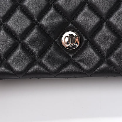 Chanel Lambskin Quilted Mini Rectangular Flap Black 11 of 12