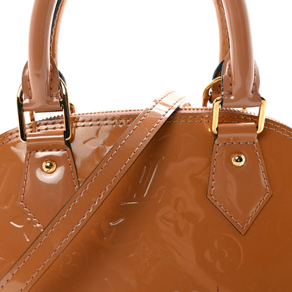 Louis Vuitton Vernis Alma BB Rose Velours 7 of 9