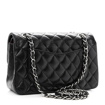 Chanel Lambskin Quilted Small Double Flap Black 2 of 14