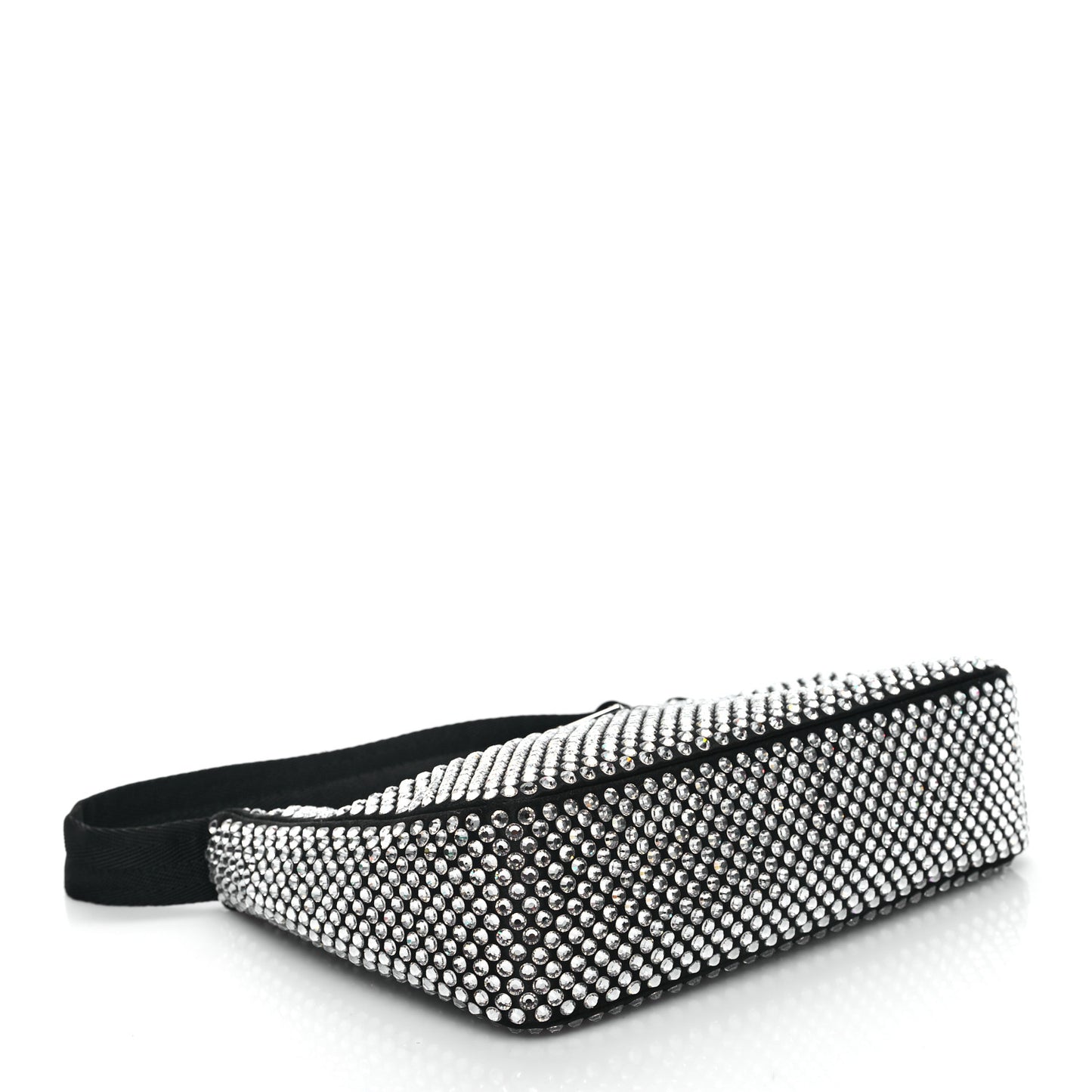 Satin Crystal Mini Re-Edition 2000 Bag Cristal