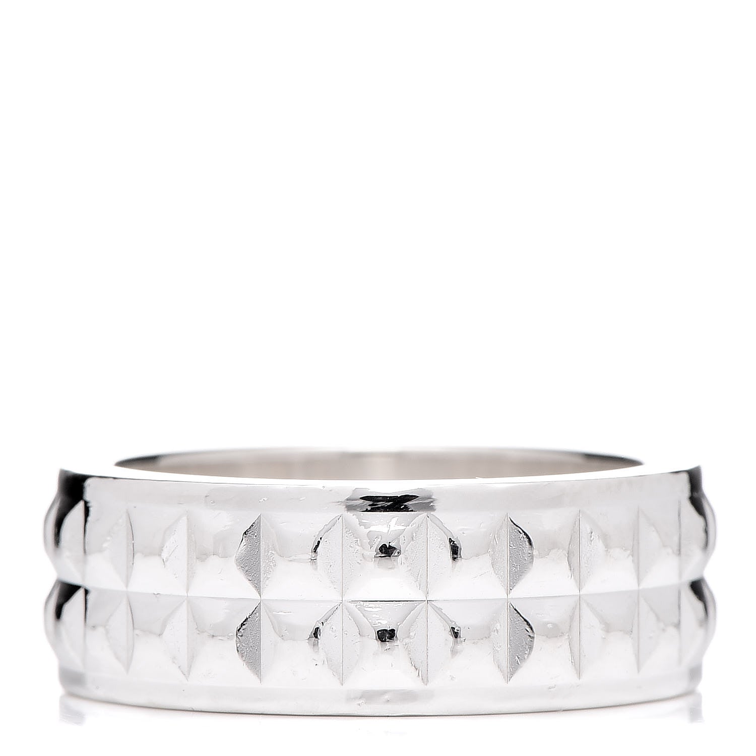 Tiffany Sterling Silver Pyramid Ring 59 8.75 1 of 4