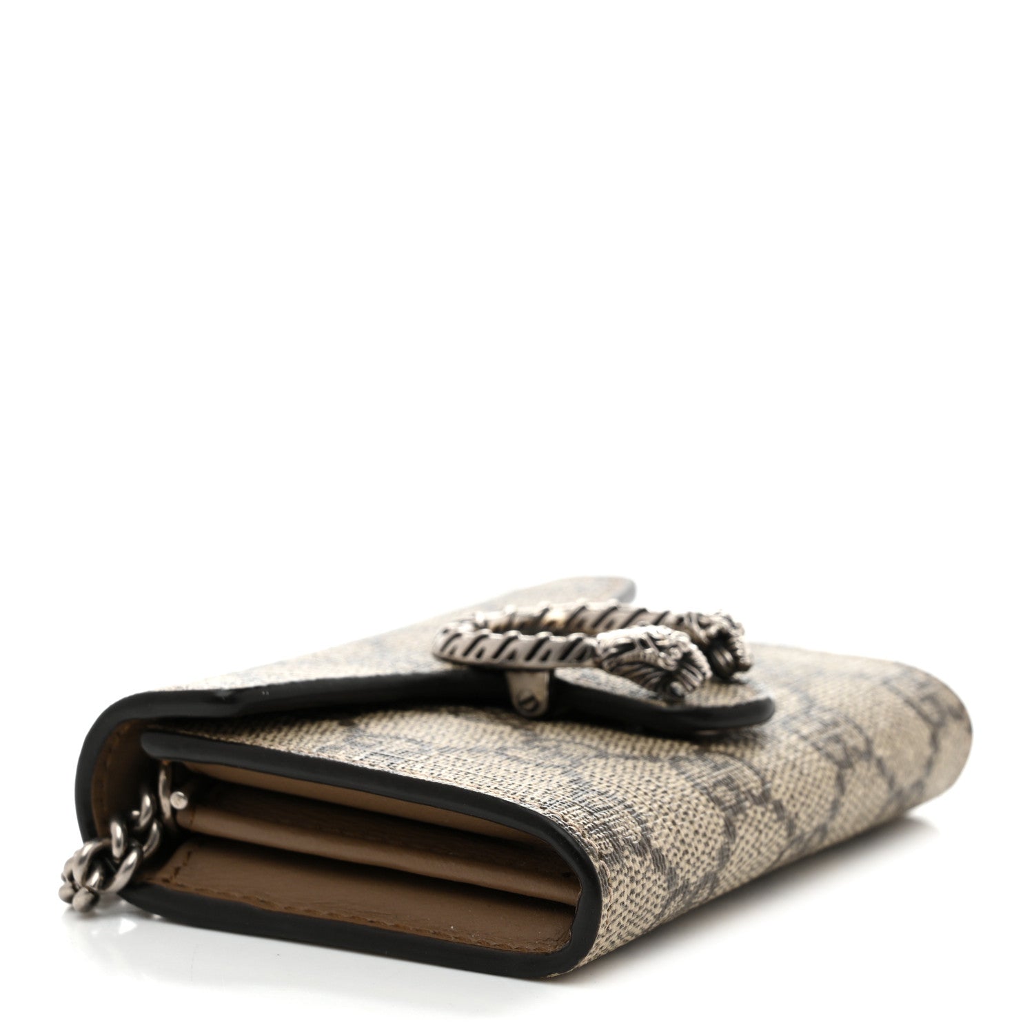 Gucci GG Supreme Monogram Dionysus Coin Purse Taupe 1797735