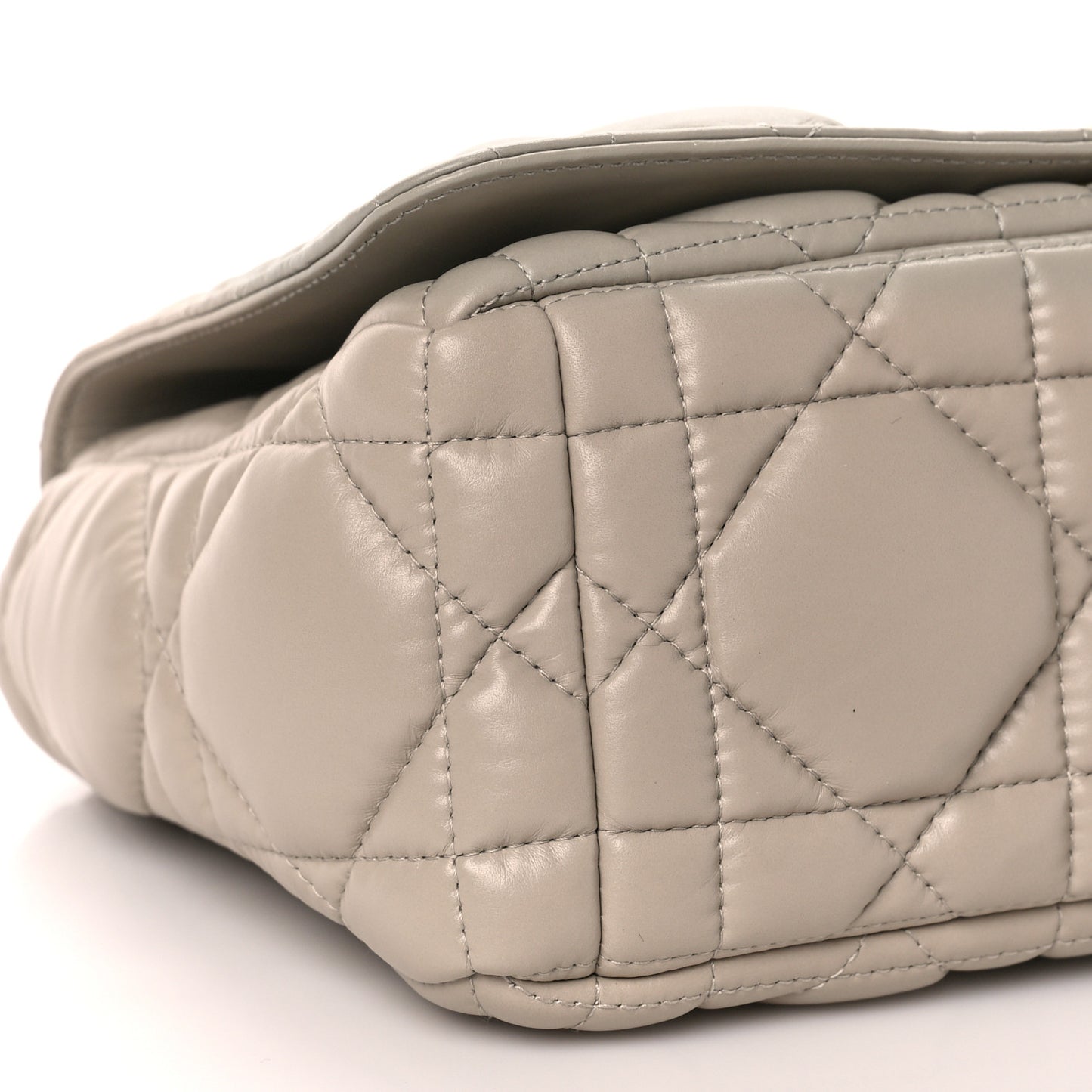 Calfskin Macrocannage Medium Caro Bag Sand