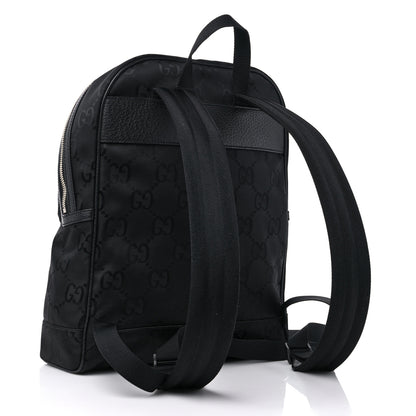 Gucci Econyl Nylon Monogram Off The Grid Backpack Black 3 of 9