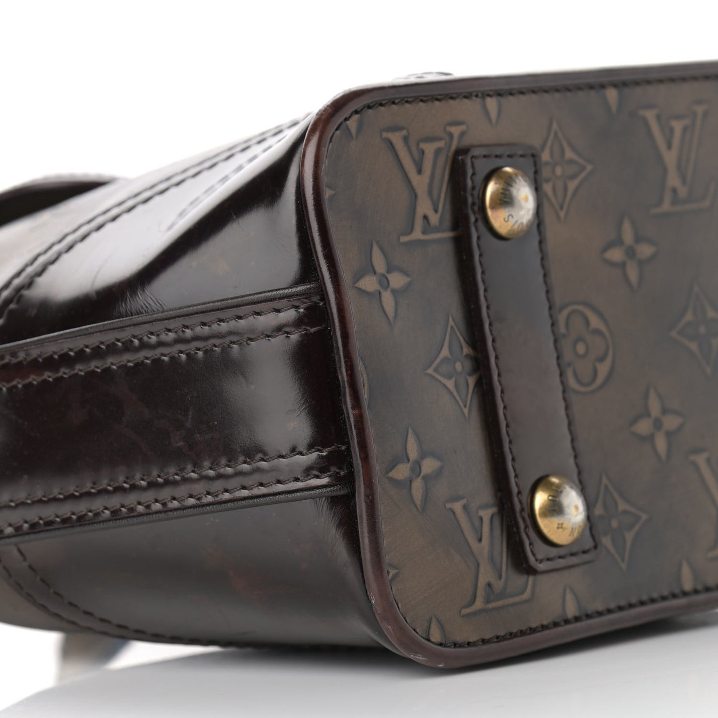 Monogram Embossed Sergent PM Bronze