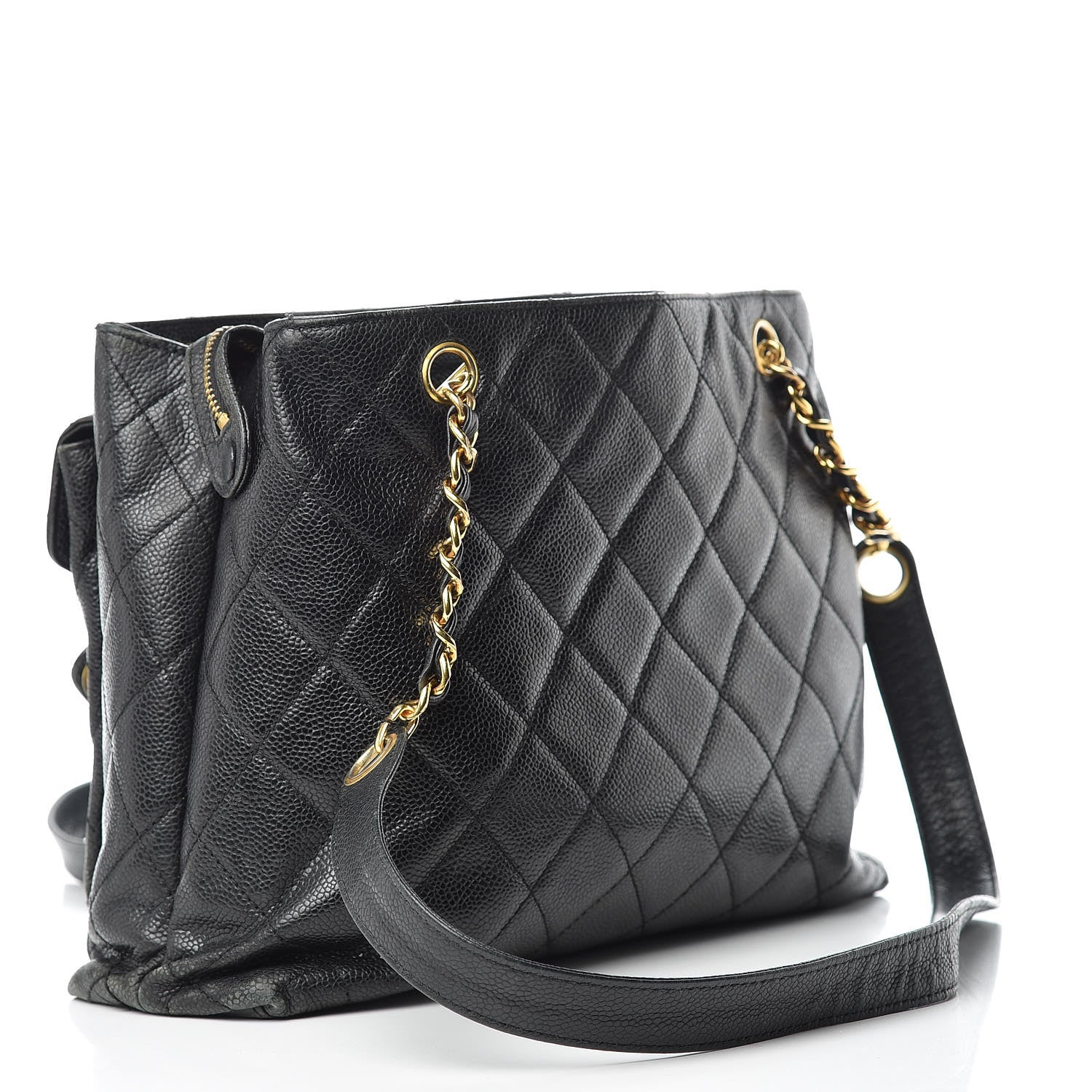 Chanel Caviar Quilted Flap Shoulder Bag Black 3 of 27