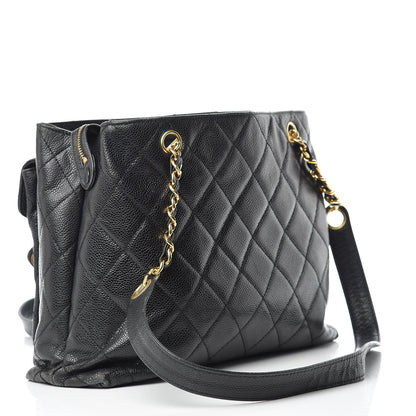 Chanel Caviar Quilted Flap Shoulder Bag Black 3 of 27