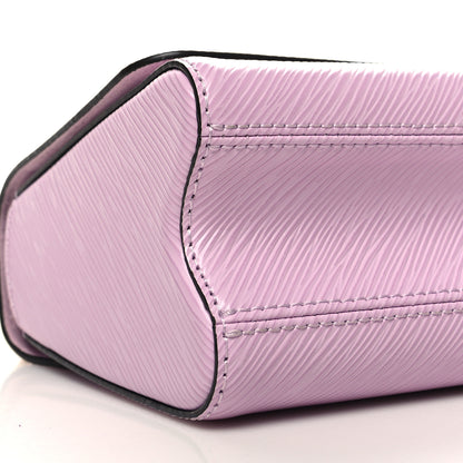 Louis Vuitton Epi Twist Monogram Flower Chain Shoulder Bag MM Wisteria Pink Purple 8 of 9