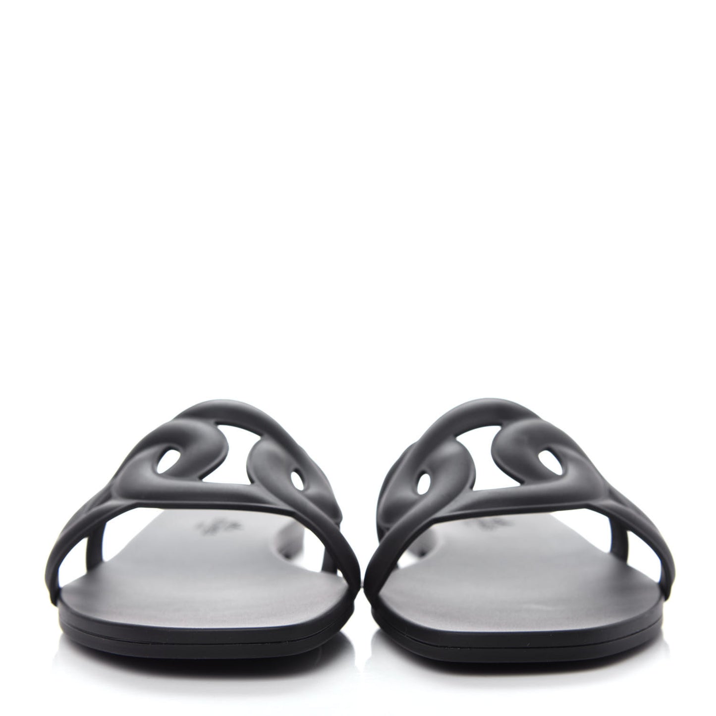 Rubber Aloha Sandals 36 Black
