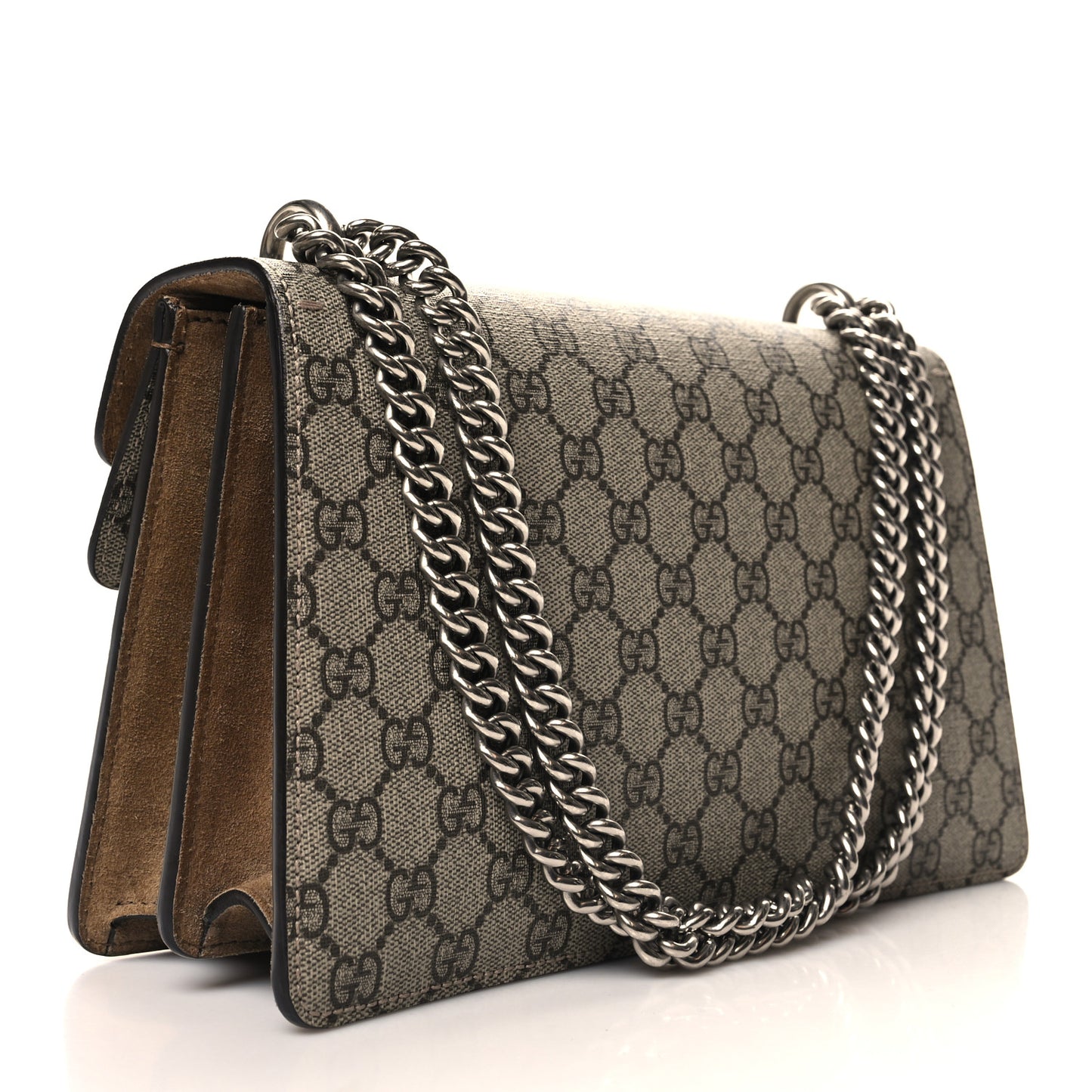 GG Supreme Monogram Small Dionysus Shoulder Bag Taupe
