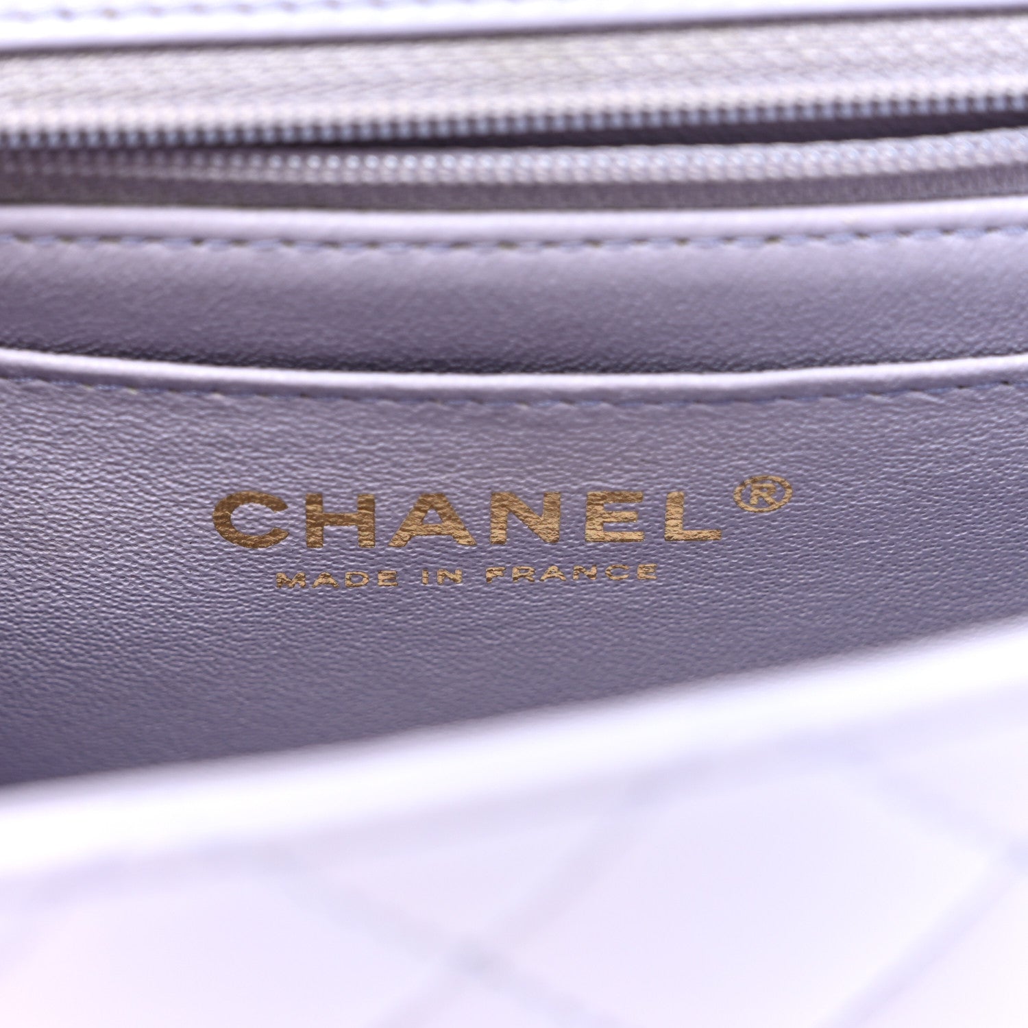 Chanel Lambskin Quilted Mini Top Handle Rectangular Flap Light Purple 6 of 10