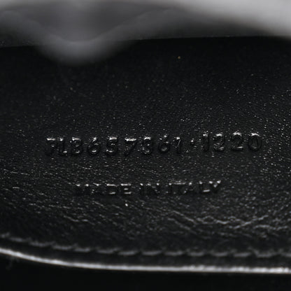 Saint Laurent Lambskin Quilted Monogram Baby Victoire Chain Clutch Bag Black 7 of 10