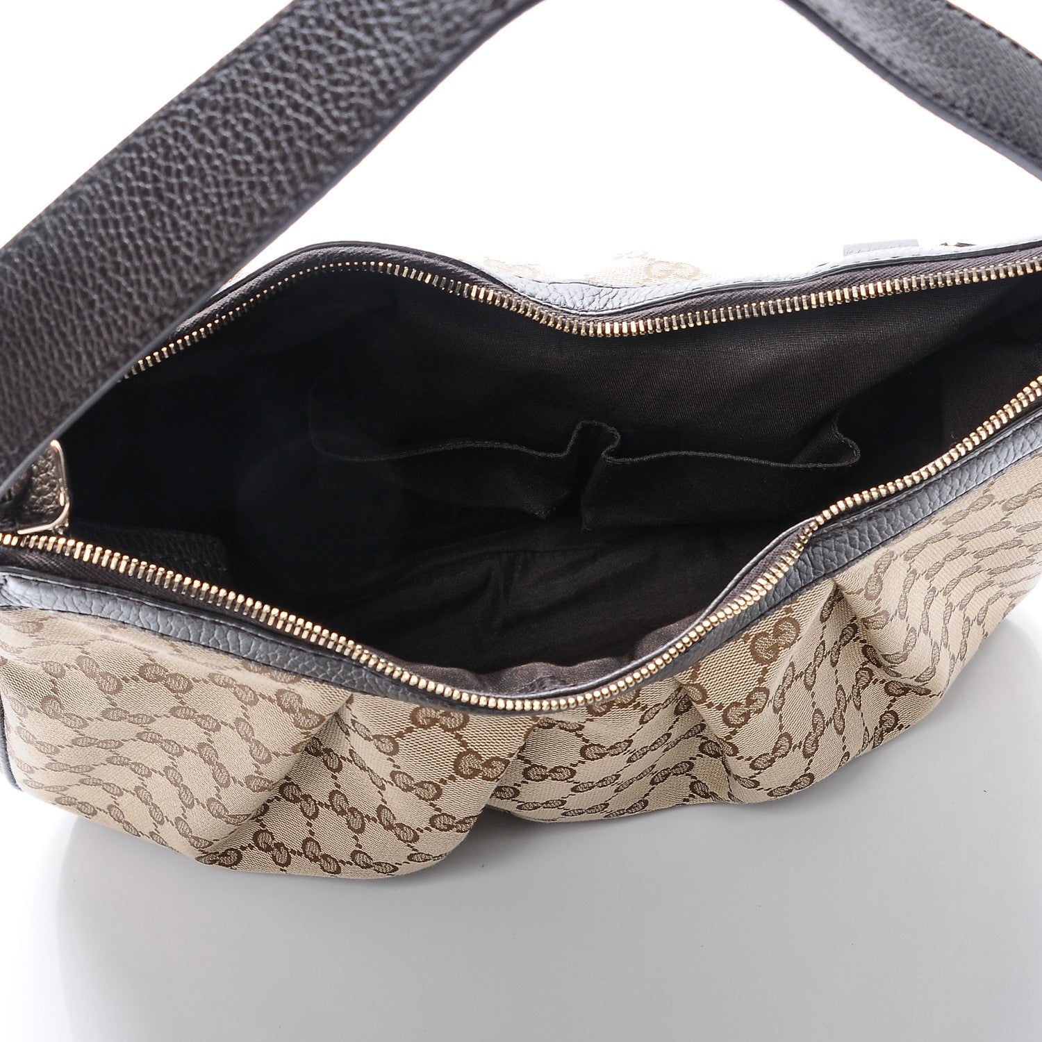 Gucci Monogram Medium Sukey Hobo Dark Brown 5 of 6