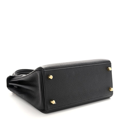 Hermes Togo Kelly Retourne 25 Black 4 of 11