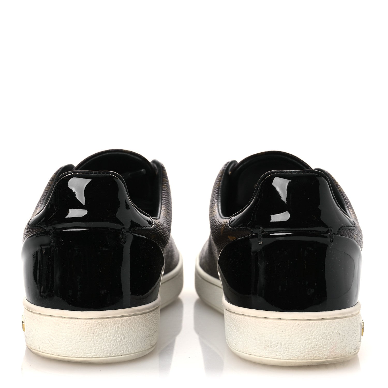 Louis Vuitton Patent Monogram Frontrow Sneakers 38 6 of 13