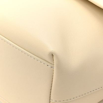 Jacquemus Smooth Calfskin Le Rond Carre Shoulder Bag Light Ivory 12 of 14