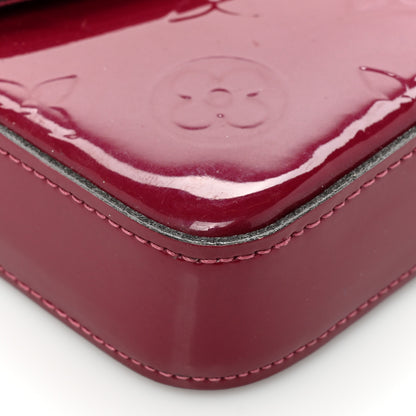 Louis Vuitton Vernis Felicie Chain Wallet Magenta 14 of 20