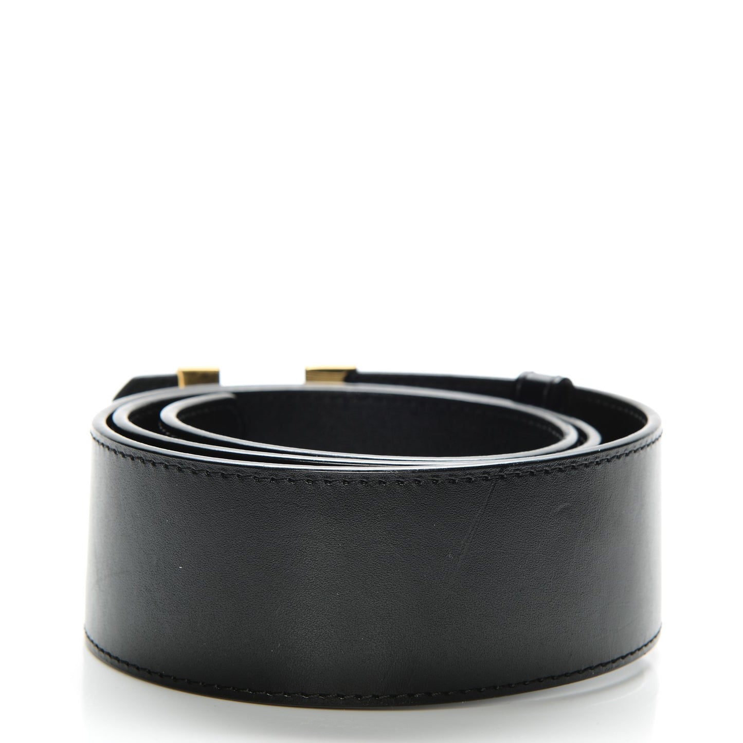 Calfskin 45mm LV Capucine Initiales Belt 80 32 Black