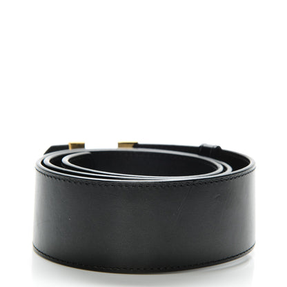 Louis Vuitton Calfskin 45mm LV Capucine Initiales Belt 80 32 Black 3 of 7