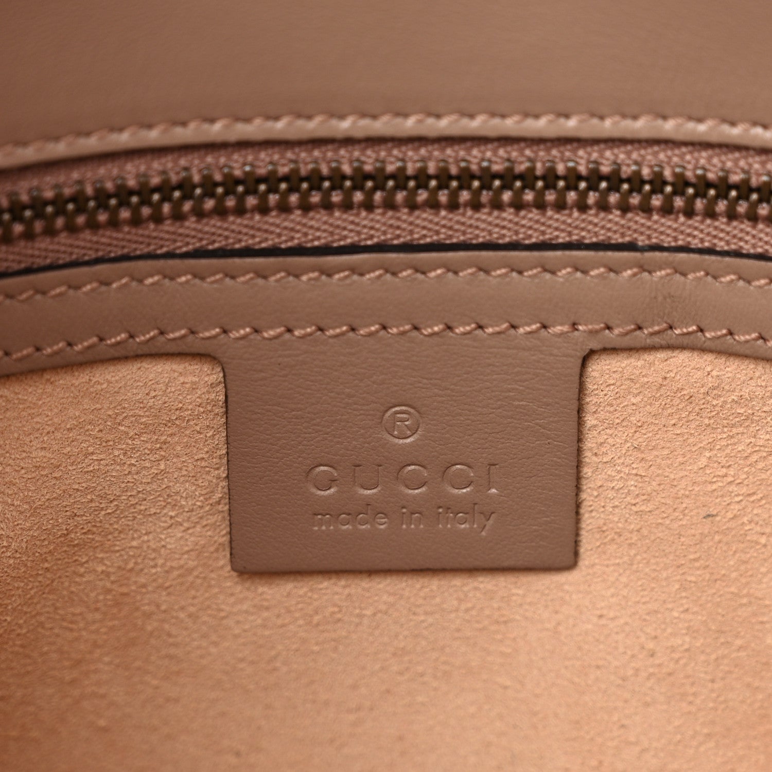Gucci Calfskin Matelasse Small GG Marmont Shoulder Bag Porcelain Rose 6 of 11