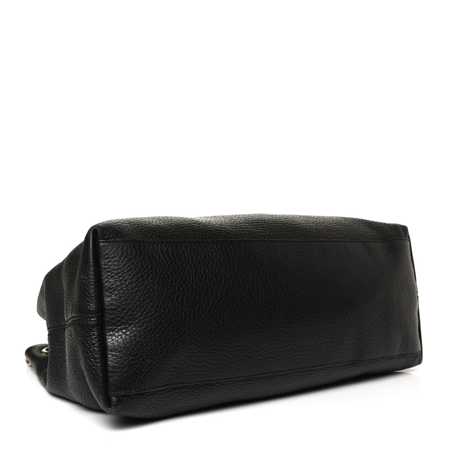 Gucci Pebbled Calfskin Medium Soho Chain Shoulder Bag Black 4 of 11