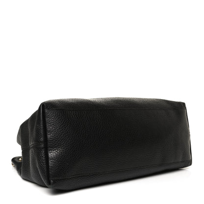 Gucci Pebbled Calfskin Medium Soho Chain Shoulder Bag Black 4 of 11