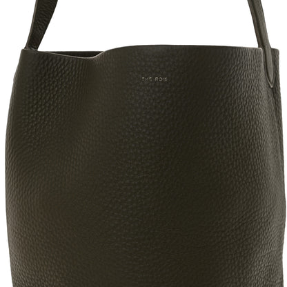 The Row Grained Calfskin Medium N/S Park Tote Olive 8 of 10