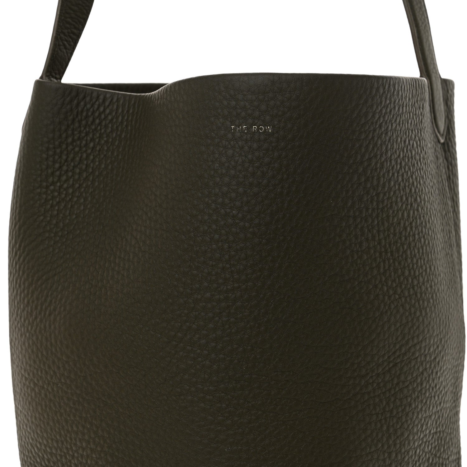 The Row Grained Calfskin Medium N/S Park Tote Olive 8 of 10