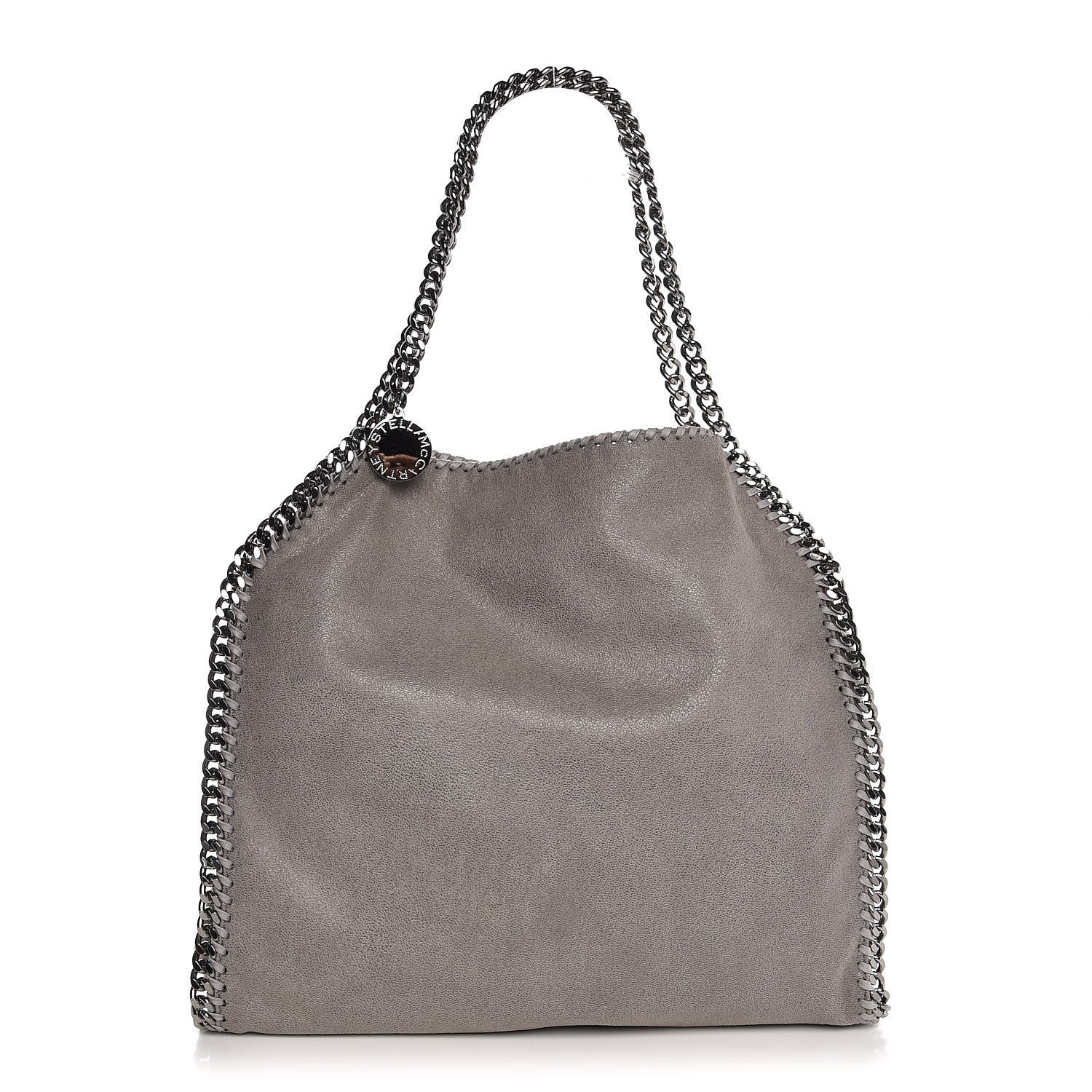 Stella McCartney Shaggy Deer Small Falabella Tote Light Grey 1 of 8