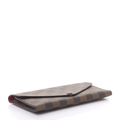 Louis Vuitton Damier Ebene Josephine Wallet Red 4 of 9