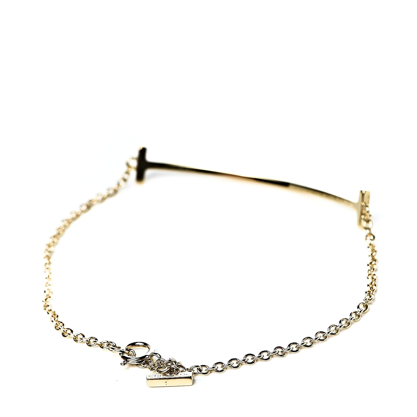18K Yellow Gold T Smile Bracelet