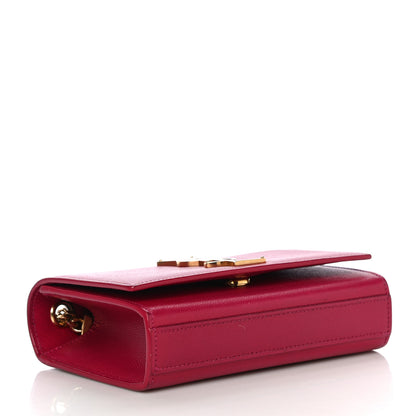 Saint Laurent Grain De Poudre Small Monogram Kate Satchel Bubblegum 4 of 22