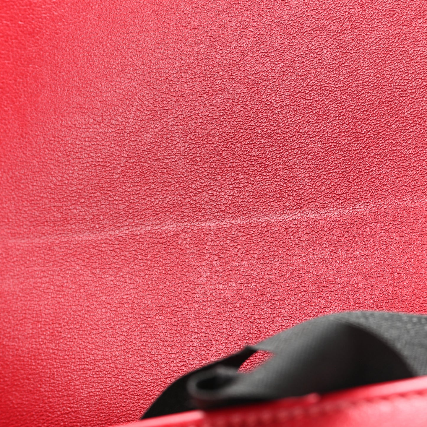 Calfskin Shearling Quilted Small Boy Messenger Bag Red