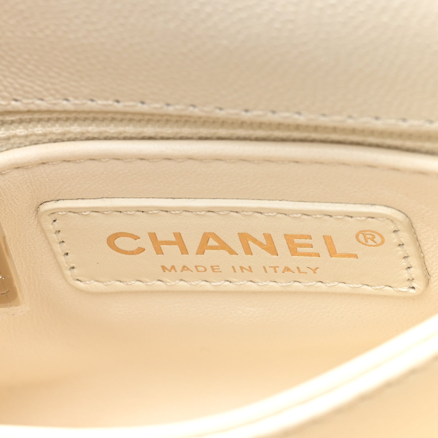 Chanel Caviar Quilted Extra Mini Coco Handle Flap White 6 of 10