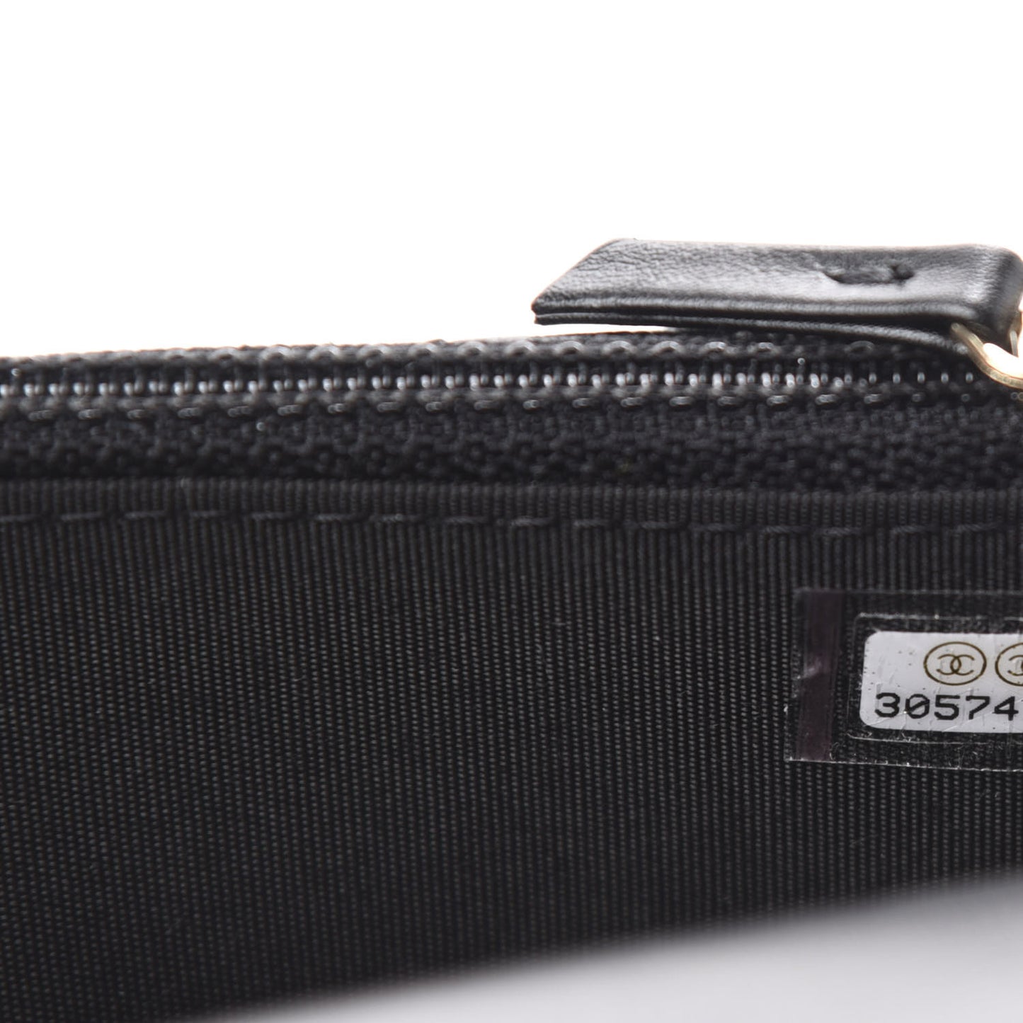 Calfskin Quilted Maxi Pearls Clutch With Chain Black