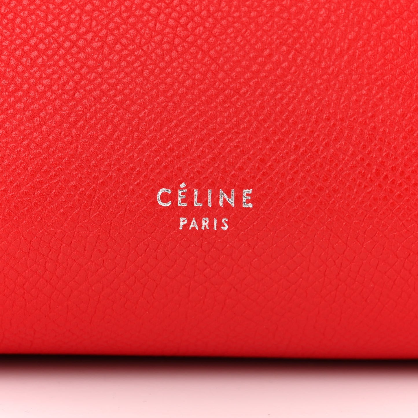 Baby Grained Calfskin Micro Belt Bag Poppy