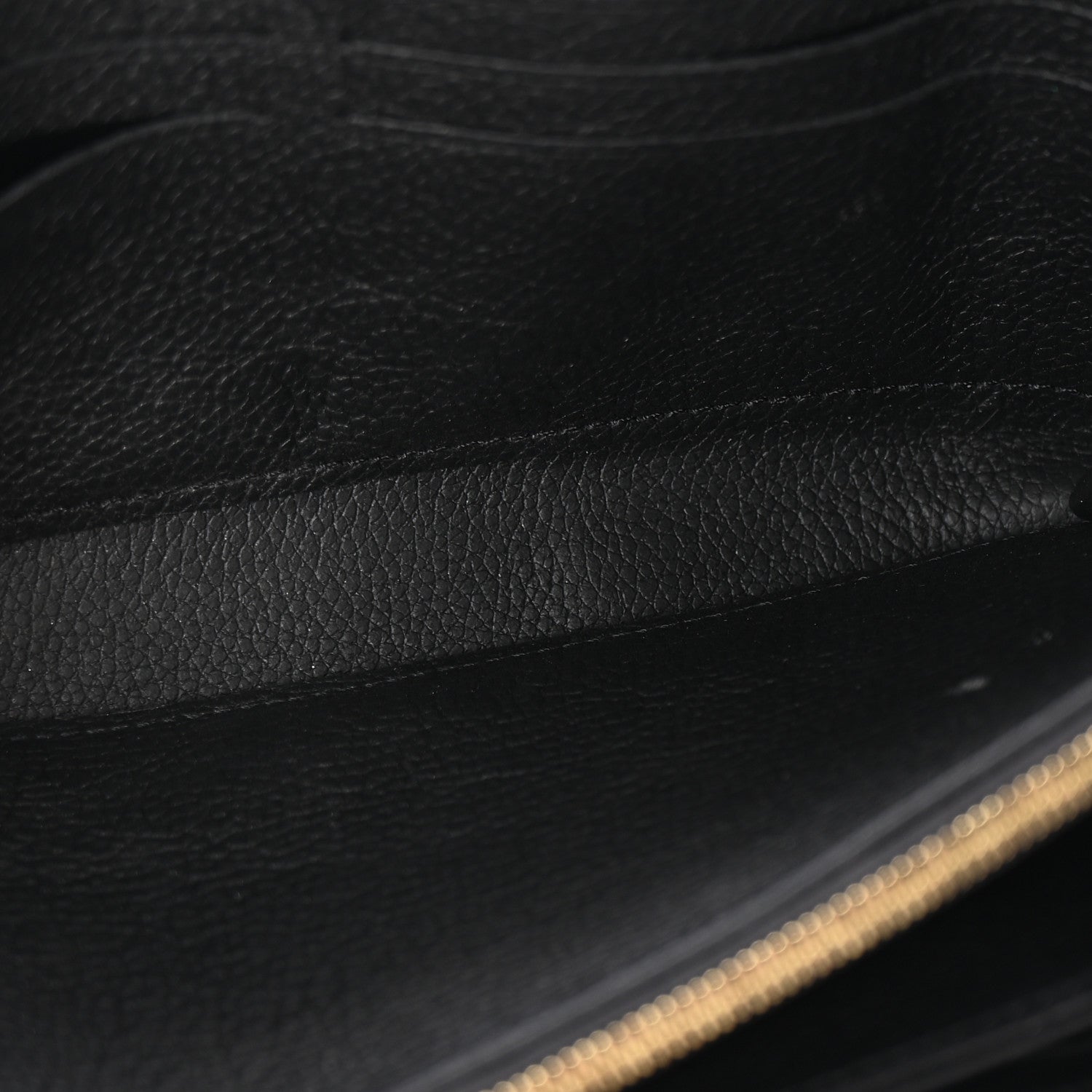 Louis Vuitton Empreinte Monogram Giant Clemence Wallet Black Beige 5 of 8