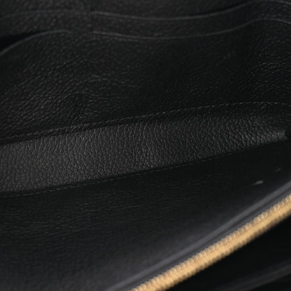Louis Vuitton Empreinte Monogram Giant Clemence Wallet Black Beige 5 of 8