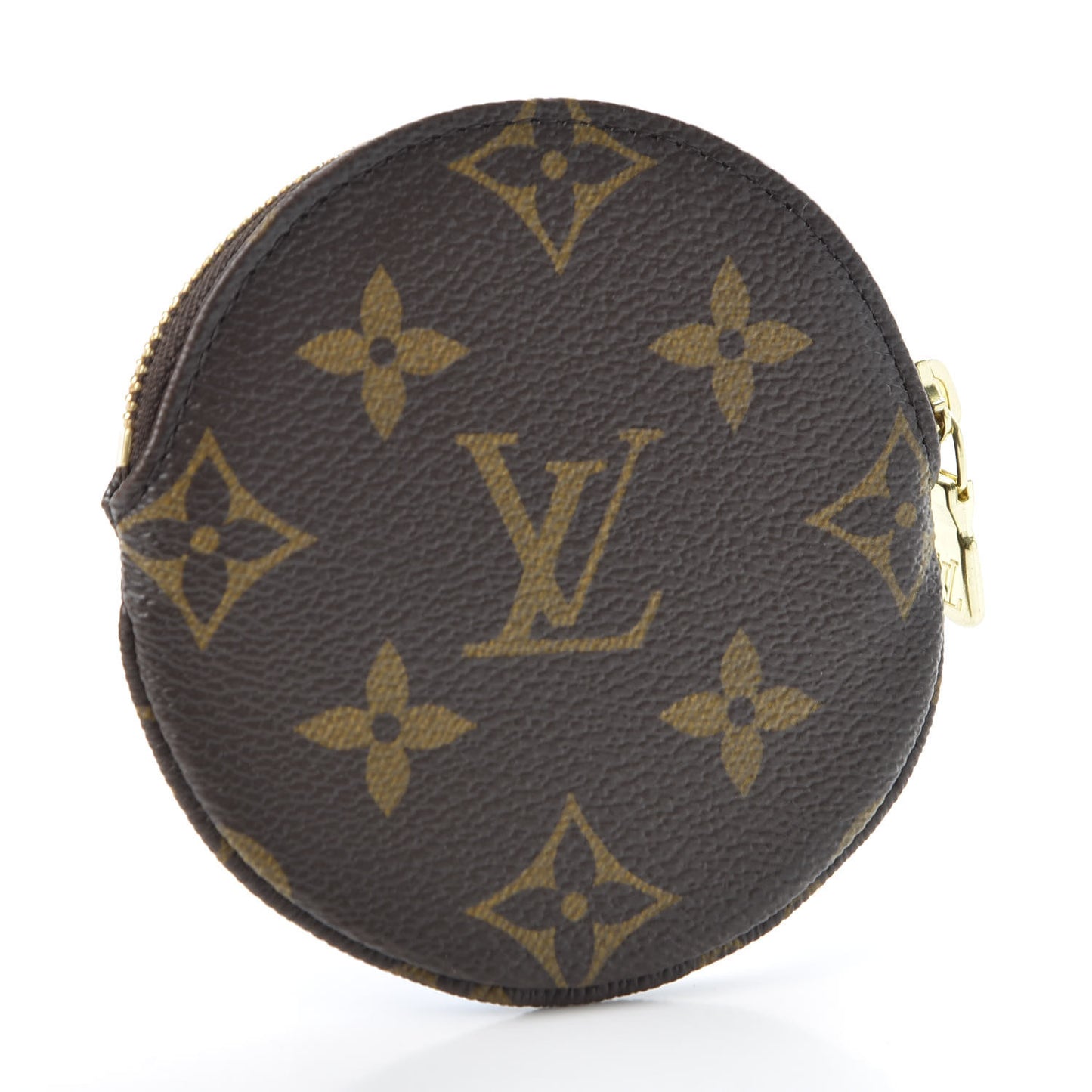 Monogram 2019 Christmas Animation Round Coin Purse Blue