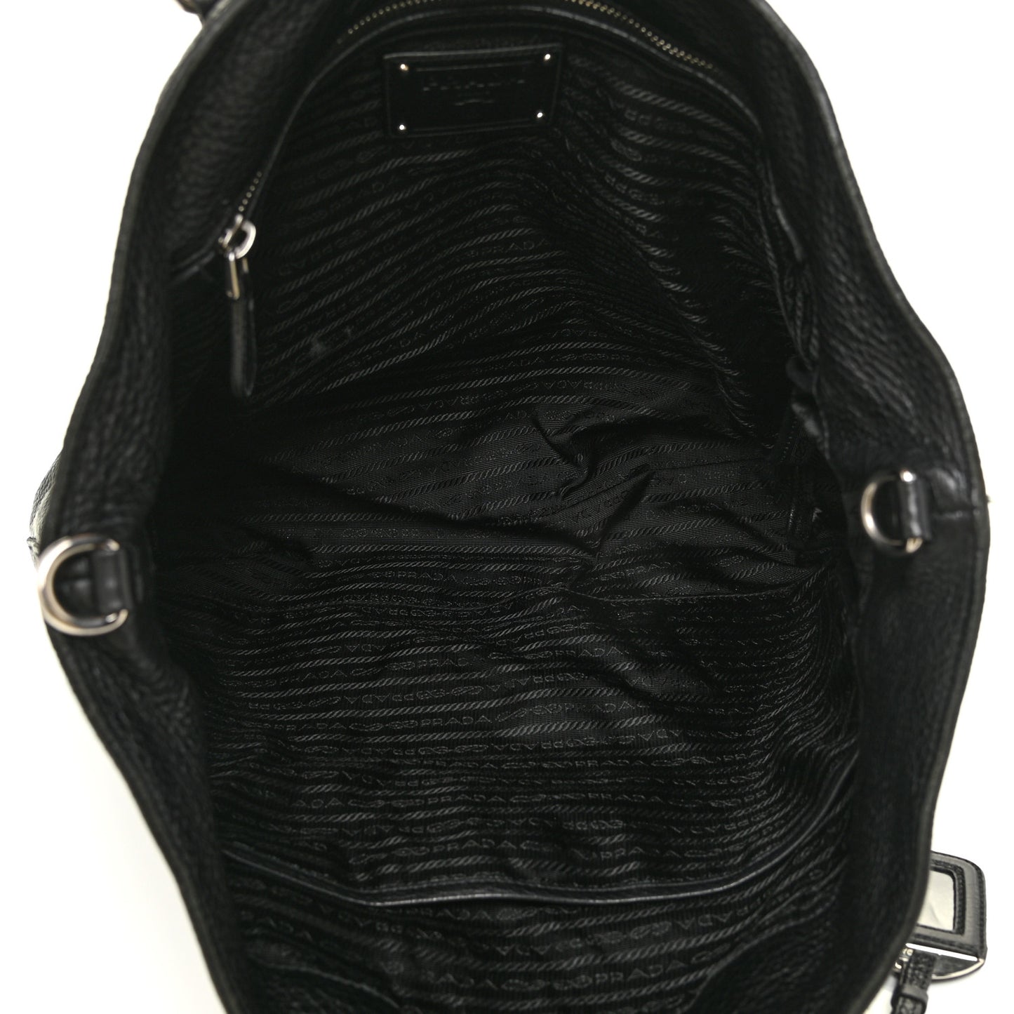 Vitello Daino Tote Black