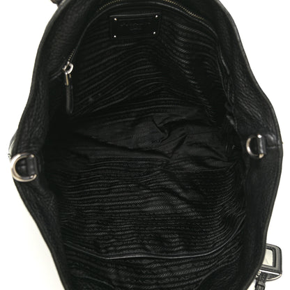 Prada Vitello Daino Tote Black 4 of 24